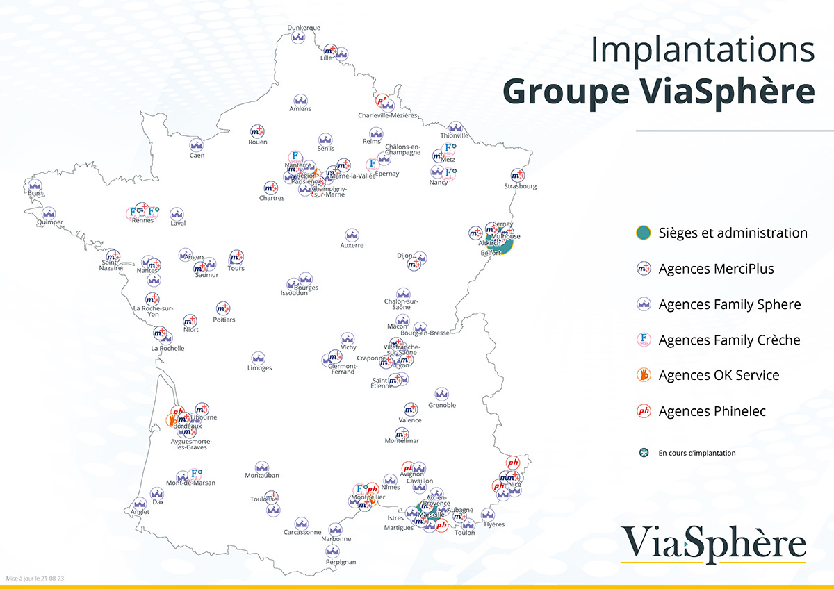 Carte implantation ViaSphère